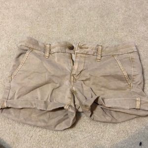 American Eagle khaki shorts size 2